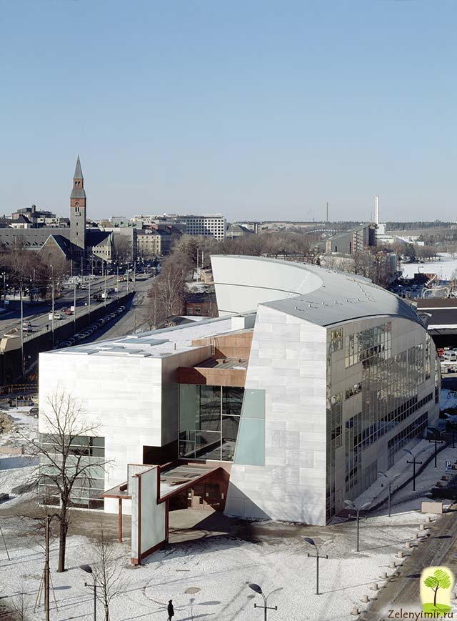 Музей современного искусства Киасма в Хельсинки, Финляндия 