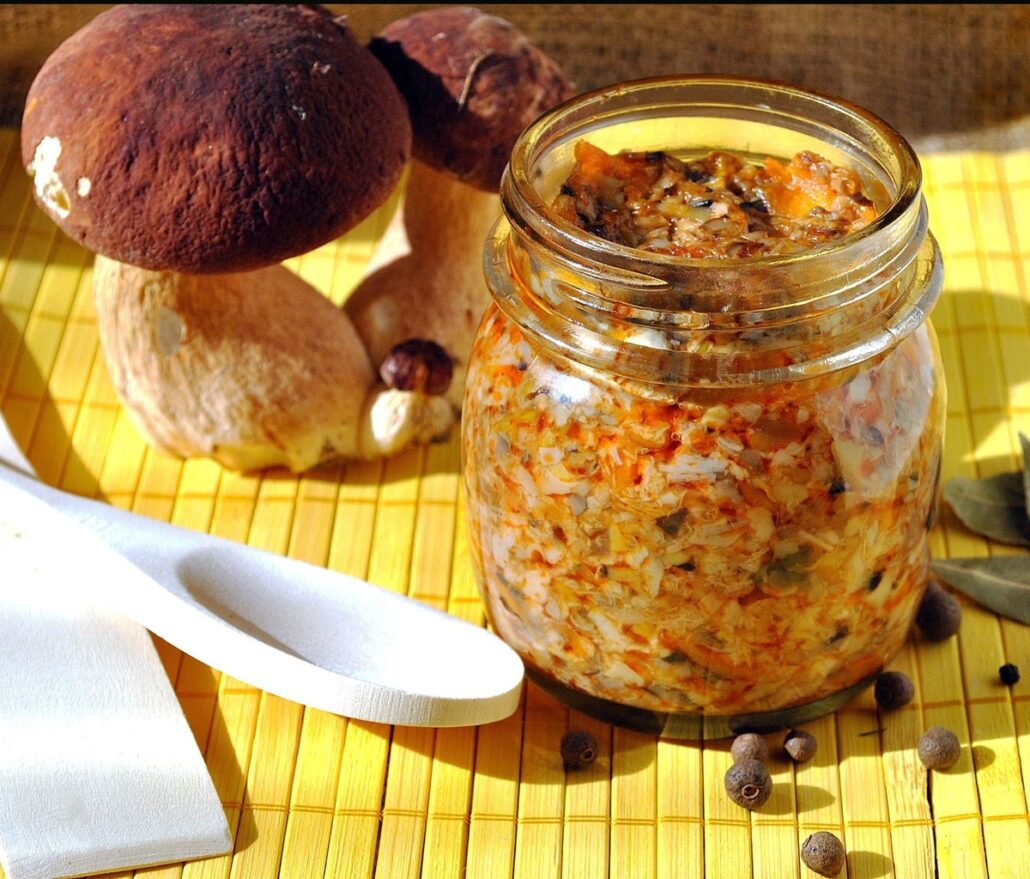 Грибная икра в мультиварке