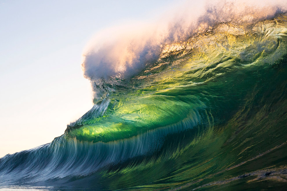 Vibrant Wave Photography