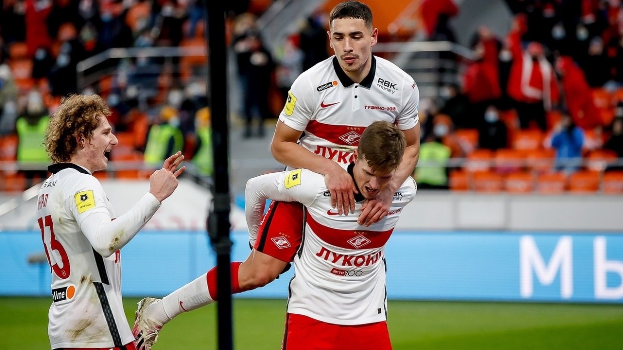Соболев принес победу «Спартаку» в матче РПЛ против «Ахмата»