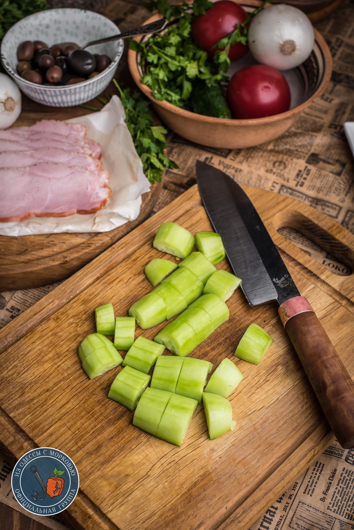 Два брата-салата для вашего лета. Шопский и Пастуший кулинария,рецепты,салаты