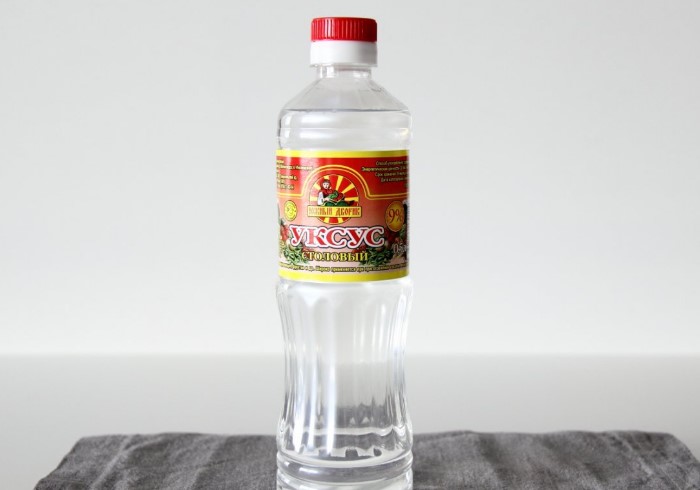 Уксусная кислота - натуральное дезинфицирующее средство / Фото: zelenj.ru