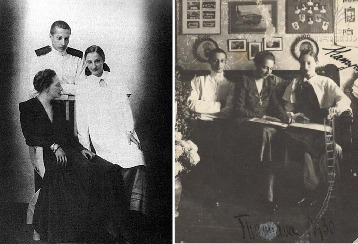 Татьяна Константиновна с сыном Теймуразом и дочерью Натальей. Фото из открытых источников.