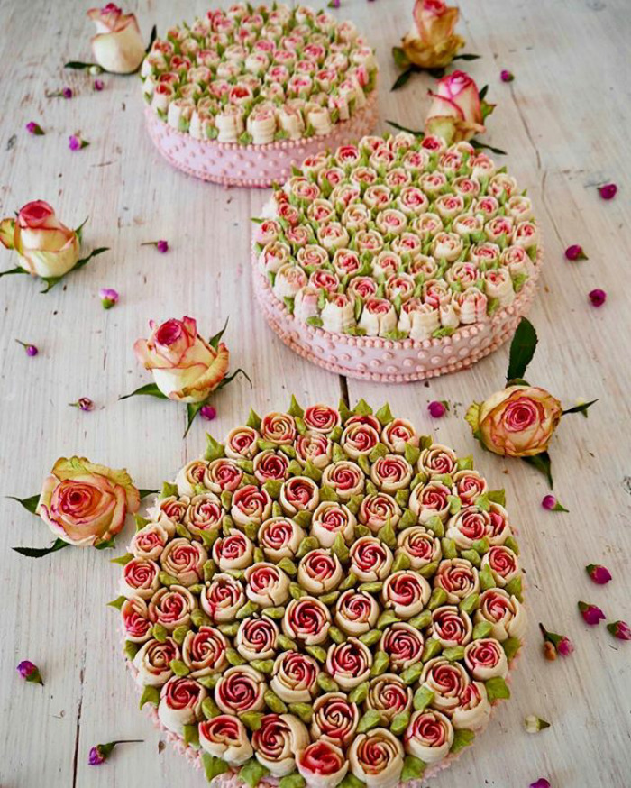 Floral Vegan Cake