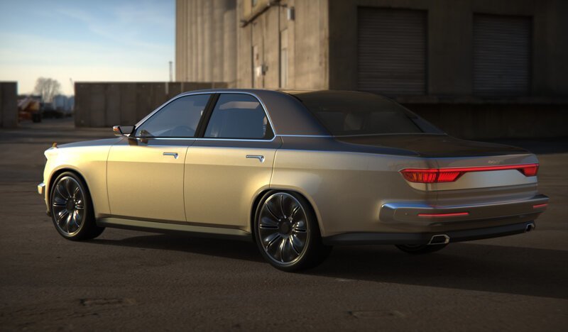 Как мог бы выглядеть современный вариант «Волги» ГАЗ-24 Как мог бы выглядеть современный вариант «Волги» ГАЗ-24