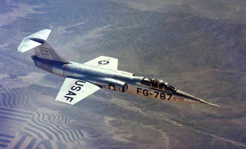 Прототип истребителя Lockheed XF-104 Starfighter, 5 октября 1954 года