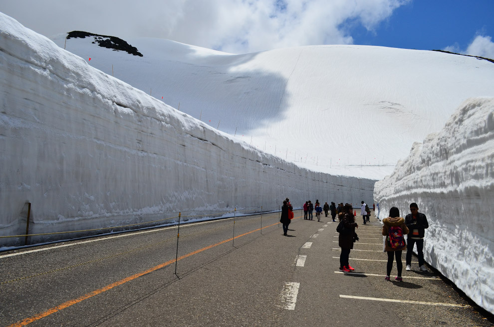 Прогулка по Tateyama Kurobe Alpine 