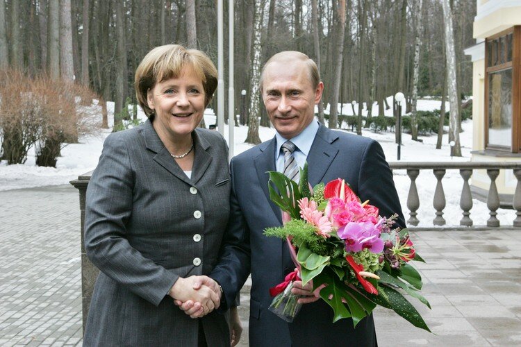 Ангела Меркель встретилась с Владимиром Путиным 