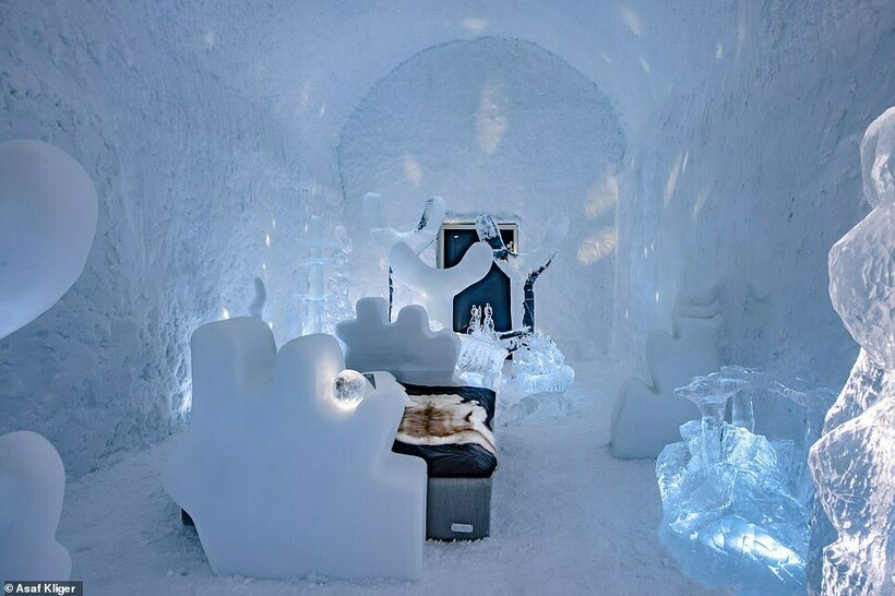 Зимняя сказка: уникальный отель из снега и льда в Швеции Icehotel, отель, торжеств, весны, реальности, каждый, художники, прямо, гостей, который, внутри, будет, ТурнеЭльв, Швеции, раньше, попросились, нашли, постояльцев, случайных, самых