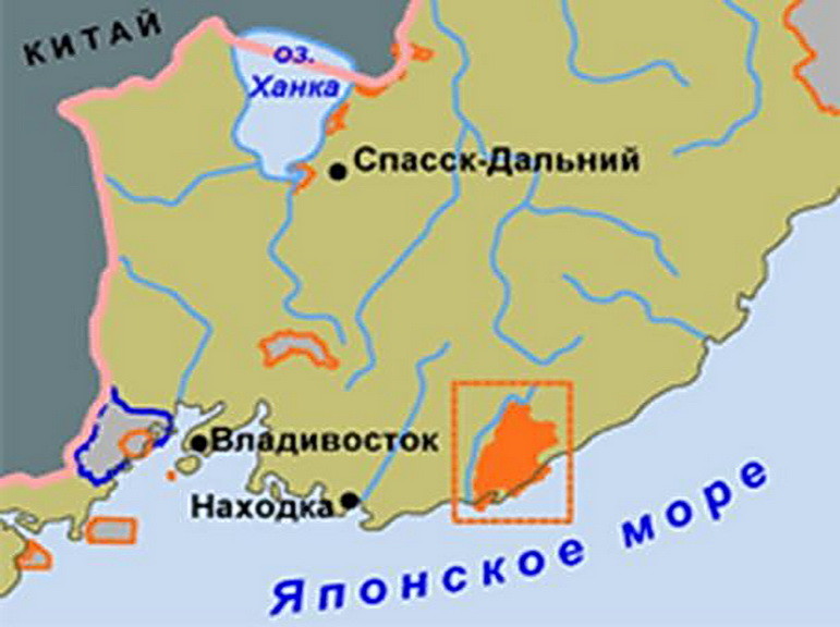 Карта спасска приморский край
