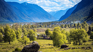 Село в Республике Алтай / Фото: mota.ru