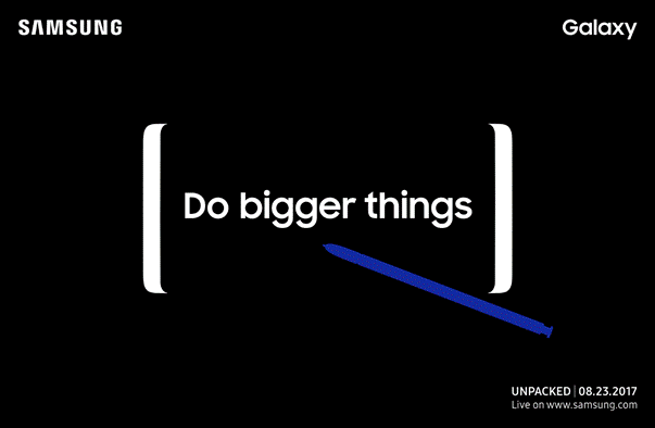 It’s official: Samsung Galaxy Note 8 to be unveiled on August 23