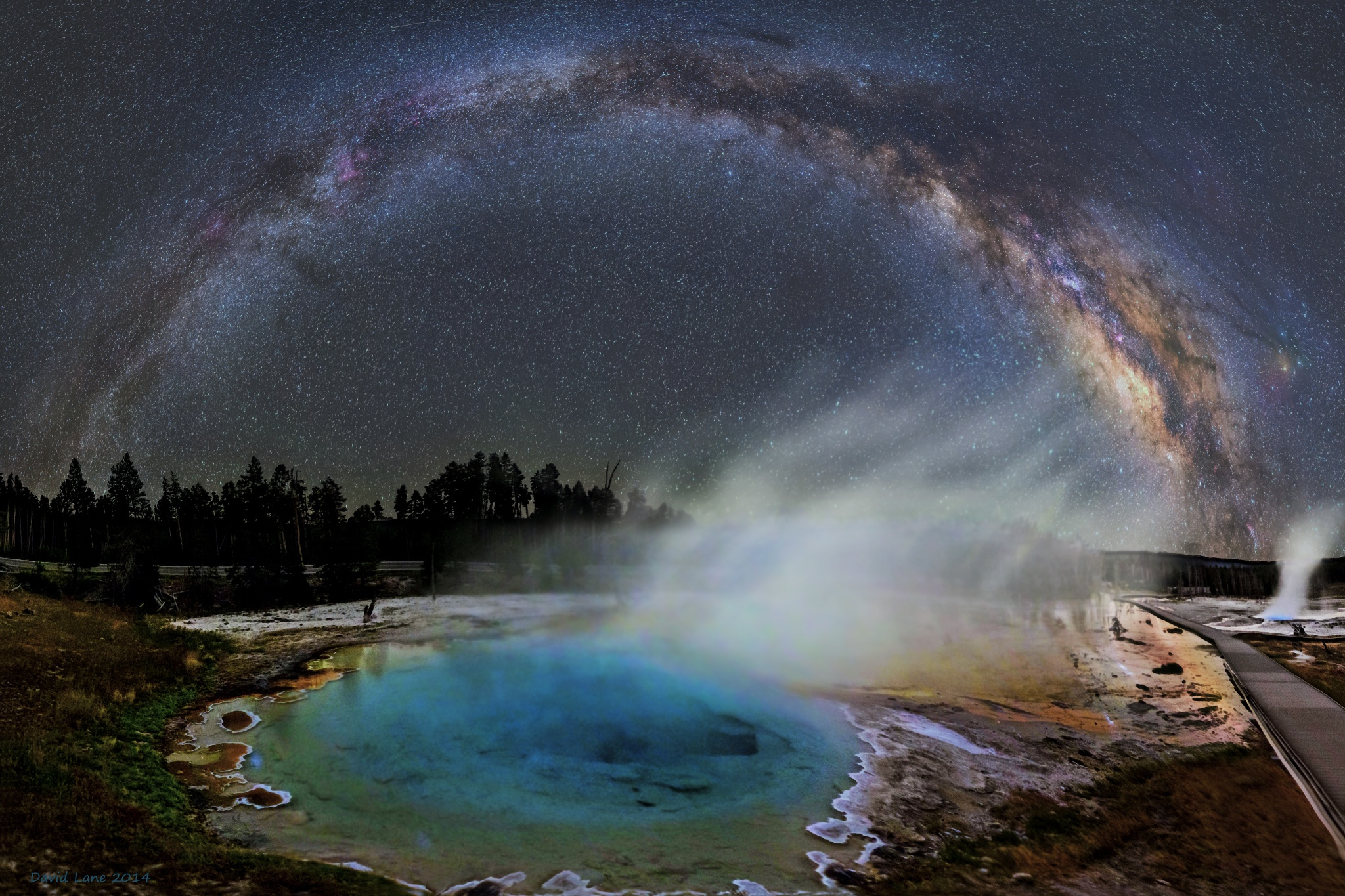 Milky way from Yellowstone Park-12