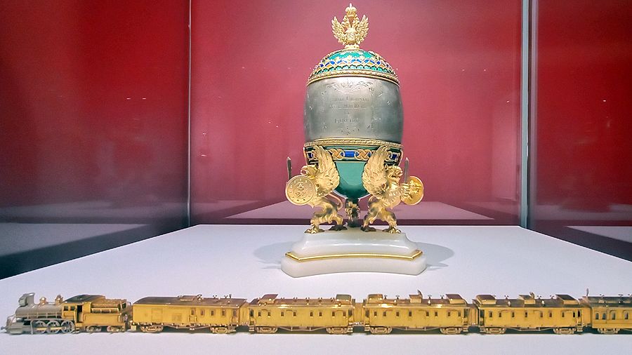 Пасхальное яйцо «Сибирский поезд» Пасхальное яйцо «Сибирский поезд»