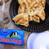 Сливочные блины с сыром.