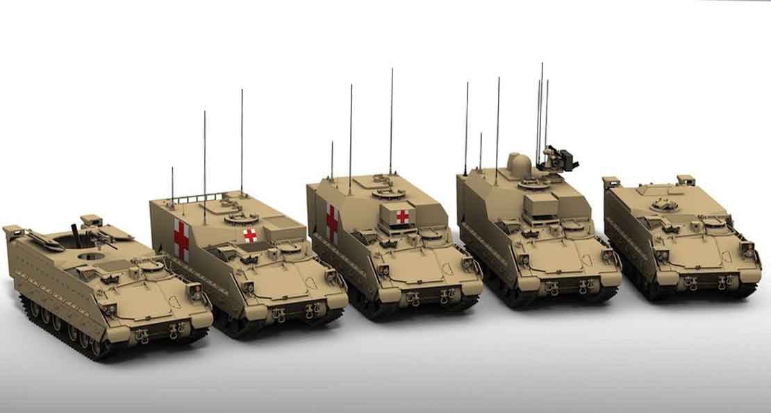 Армия США получает новые бронированные машины AMPV