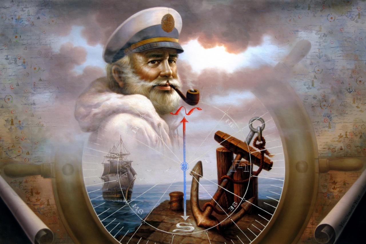 Моряк с трубкой