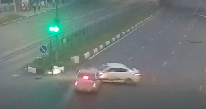 Жёсткое ДТП на Московском шоссе Рязани попало на видео