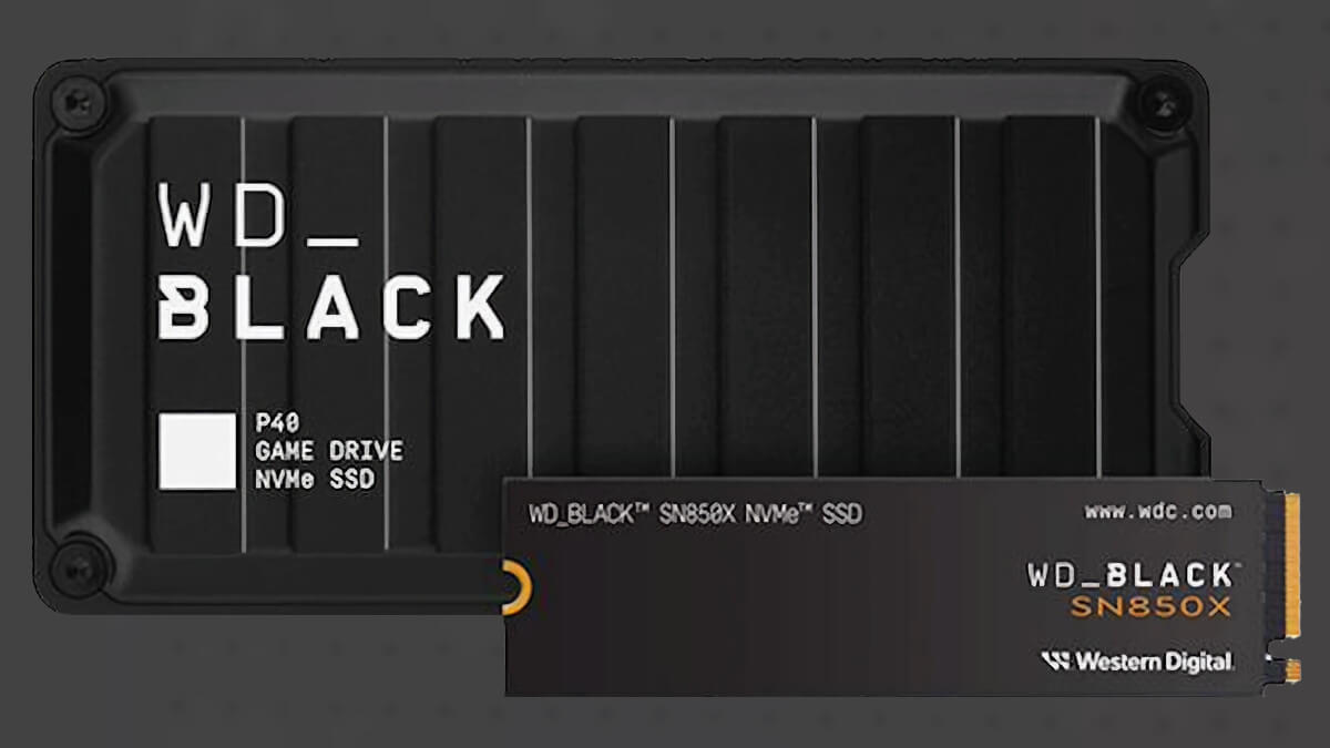 WD_Black с быстрыми игровыми твердотельными накопителями и WD для дома и бизнеса