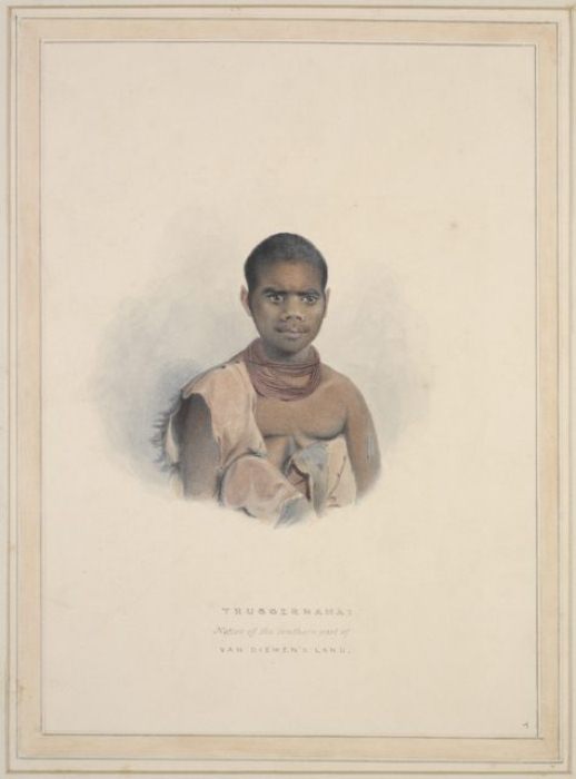 Труганини. Портрет Томаса Бока. 1831 г.