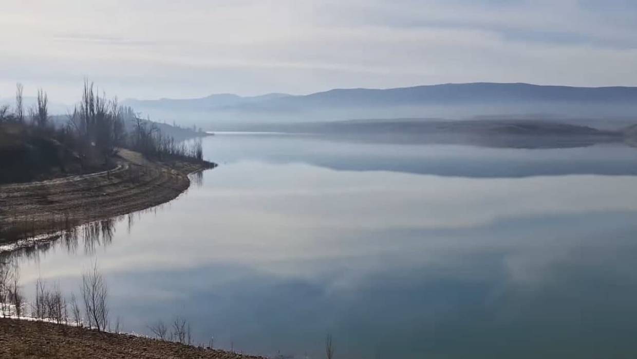 Блогер показал, насколько быстро наполняется Белогорское водохранилище Крыма Общество