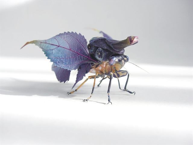 Гиперреалистичные скульптуры фантастических насекомых