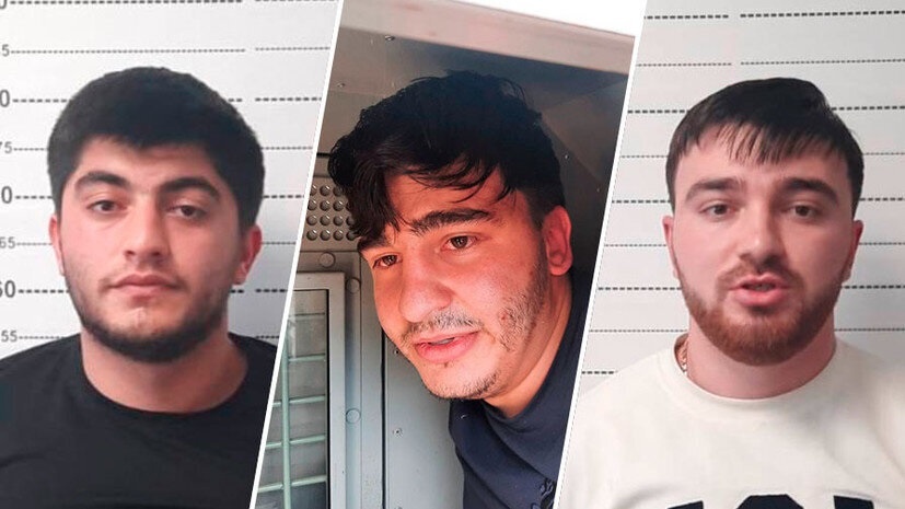   Иса Аббасов, Шахин Аббасов и Шахрат Аббасов. Фото: Московские суды общей юрисдикции