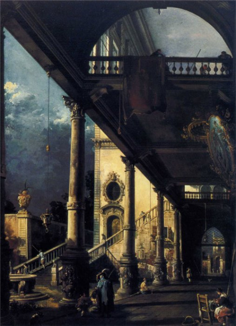Каприччио с колоннадой (ок. 1765 г.)