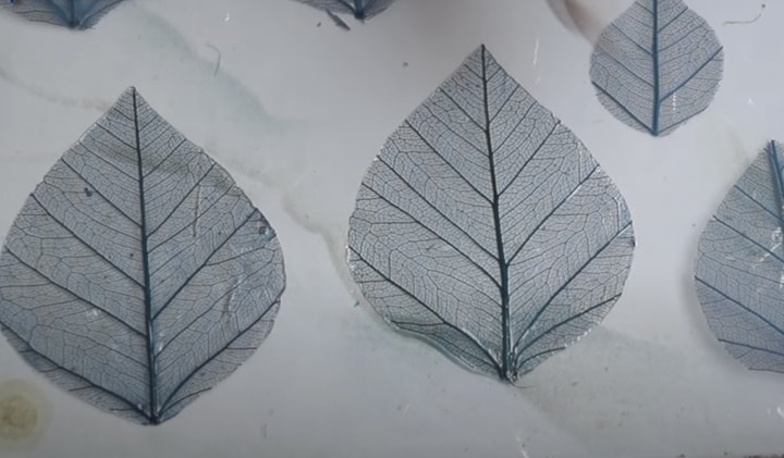 Шикарные серьги из скелетированных листьев рукоделие,своими руками,сделай сам