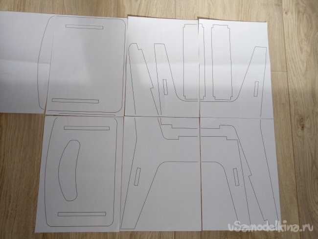 Детский стул из фанеры с чертежами Детский стул из фанеры с чертежами мастер-класс