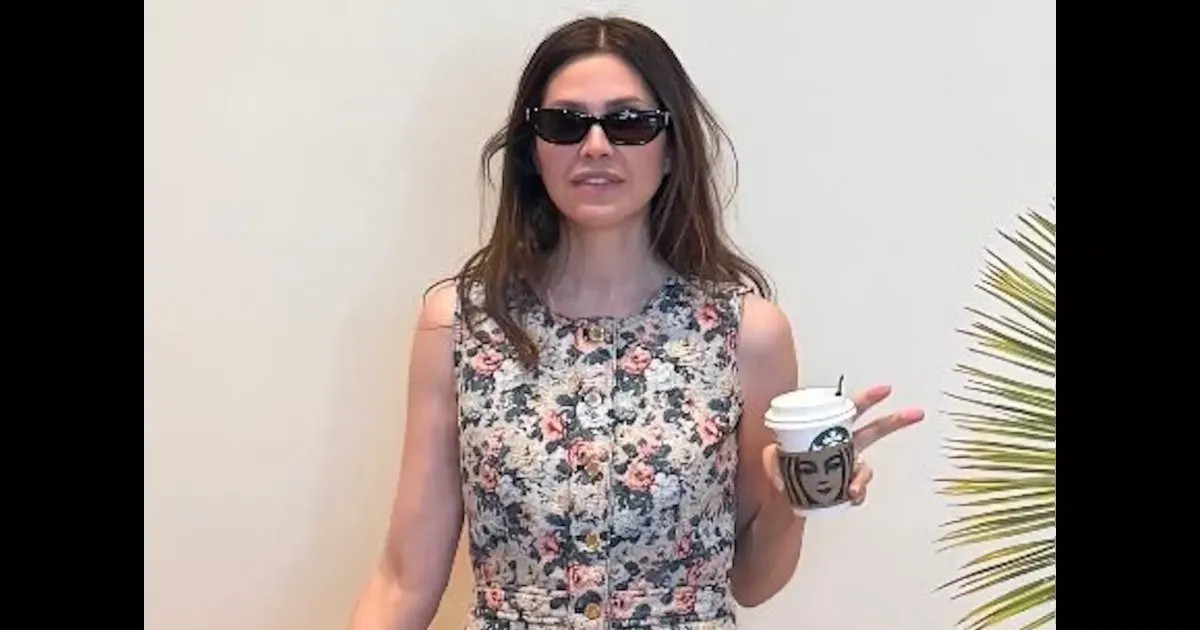 Даша Жукова в мини-платье появилась на публике в США