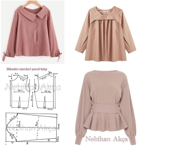 Выкройки блузок на все случаи жизни