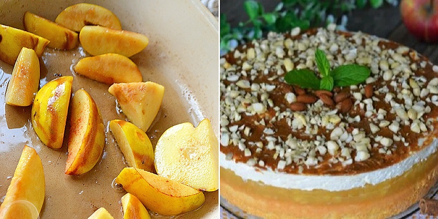 Чешский яблочный пирог