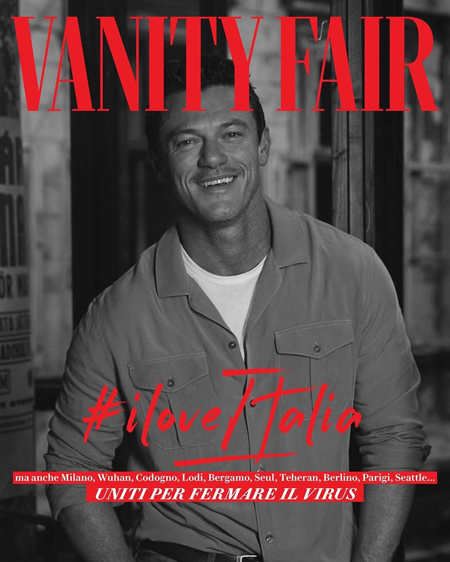 Ирина Шейк, Роберт Де Ниро и другие на обложках Vanity Fair в поддержку Италии, пострадавшей от коронавируса iloveitalia,Мода,Новости моды