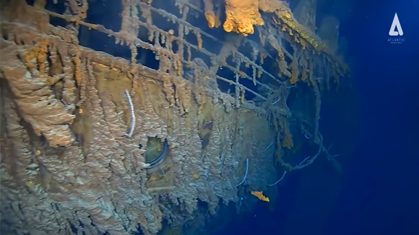 Титаник на дне океана 2022
