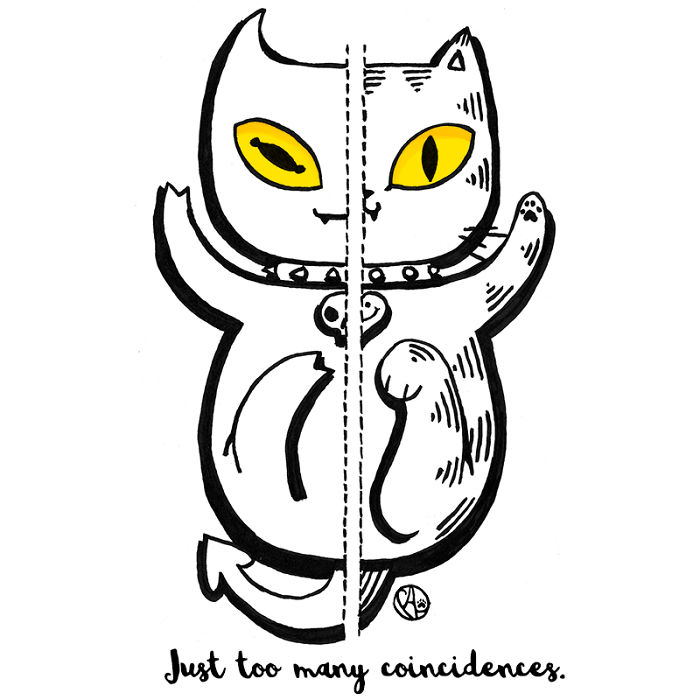 My Girlfriend Keeps Painting Our Life With 3 Cats And A Dog And I Can't Get Enough Of It!