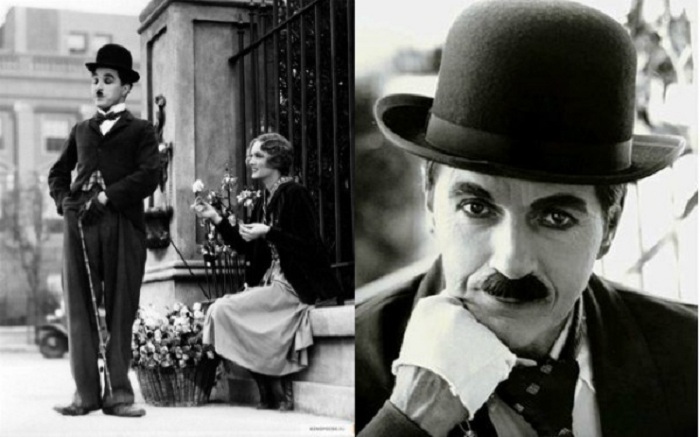 Чарли Чаплин в шляпе-котелке. | Фото: playcast.ru.