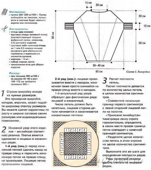 Платье спицами вязание,мода,одежда