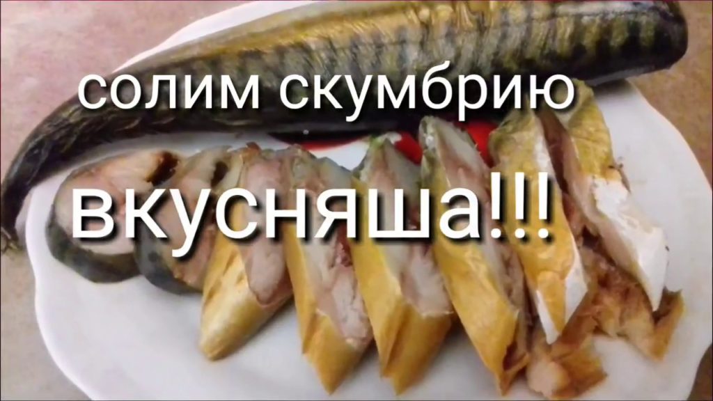 Как засолить скумбрию дома - рецепт с пошаговыми фото | Меню недели