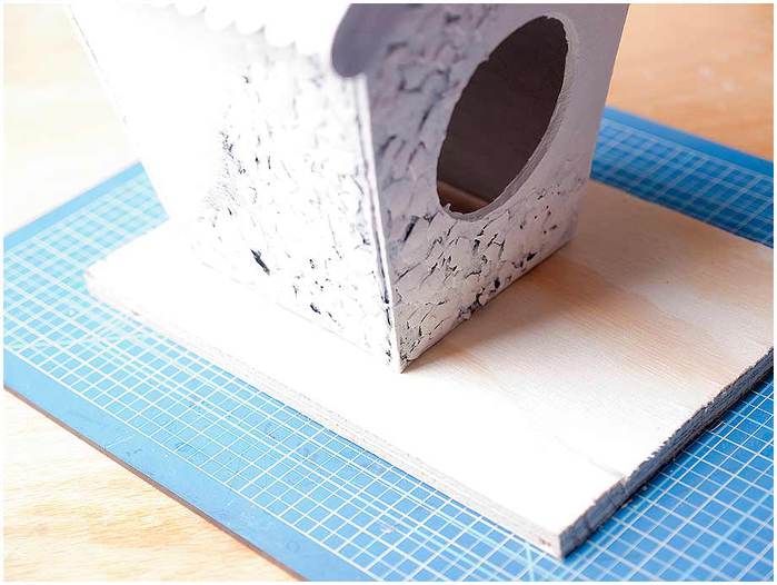 Handmade из картона — домик для птички мастер-класс,поделки из картона