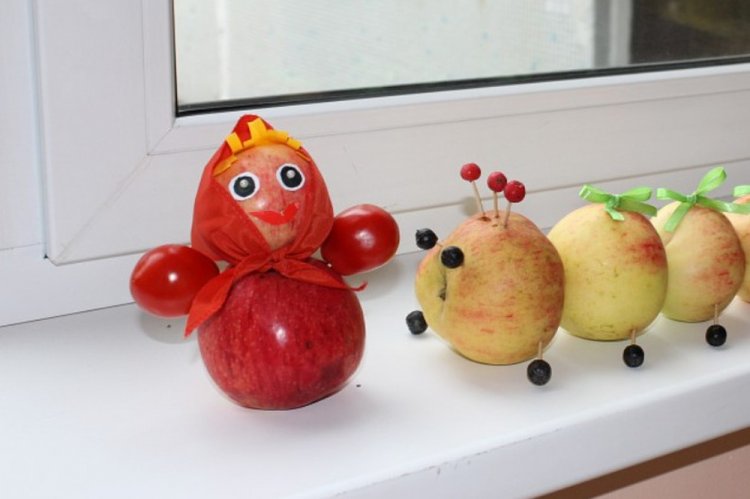 Поделки из яблок своими руками: 10 легких и красивых идей идеи и вдохновение,творим с детьми