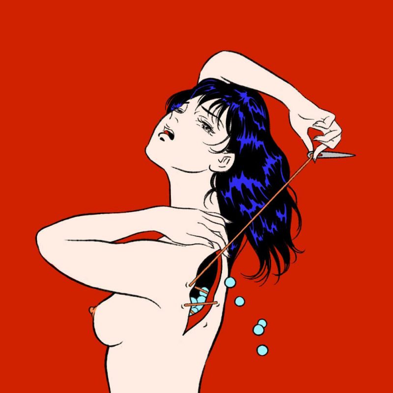 Странная эротика в стиле аниме от тайваньского художника Pigo Lin 