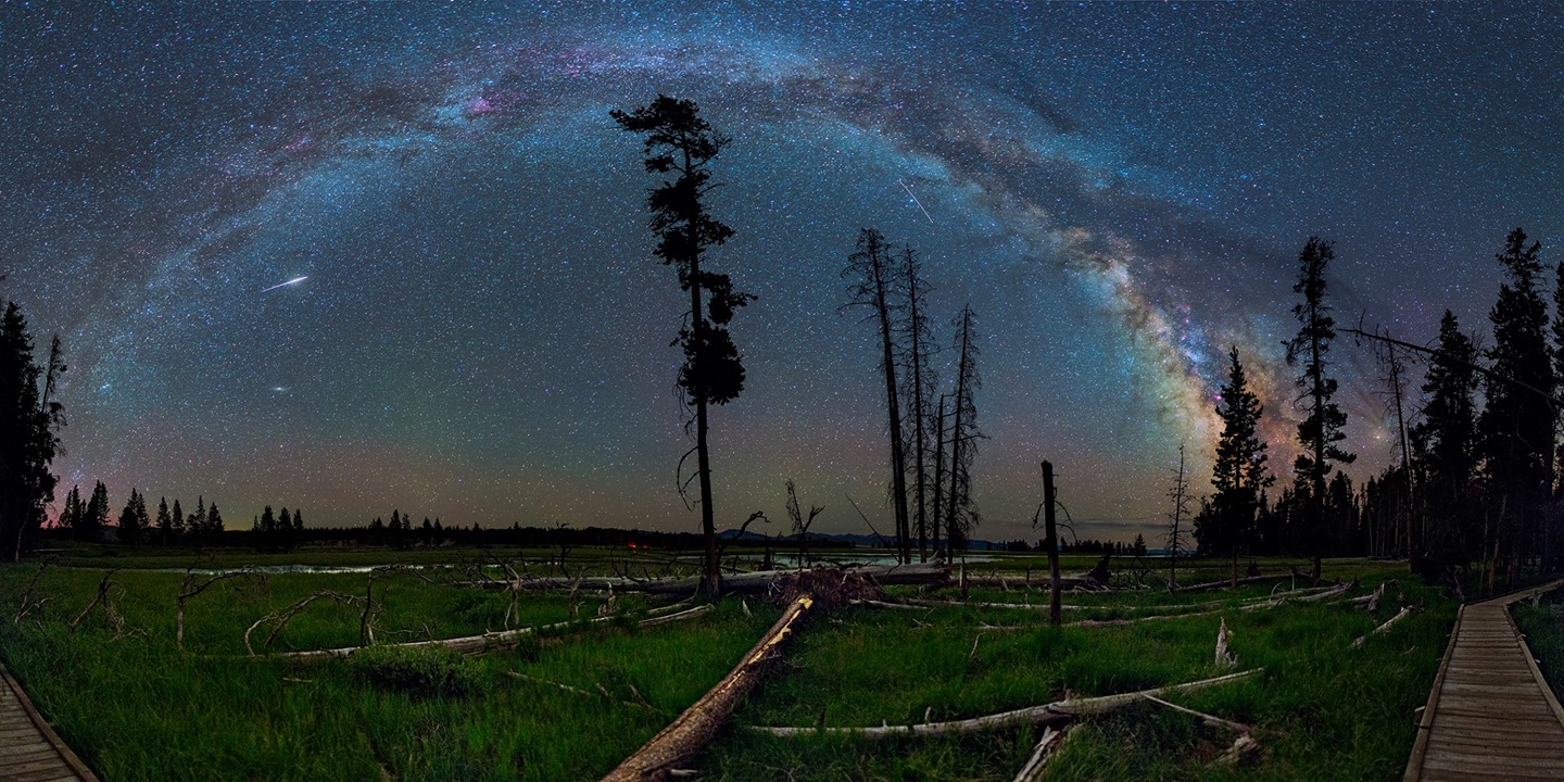 Milky way from Yellowstone Park-22