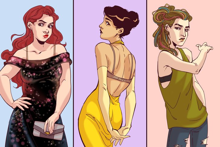 Комиксы о том, как трудно быть девочкой. Немного юмора 