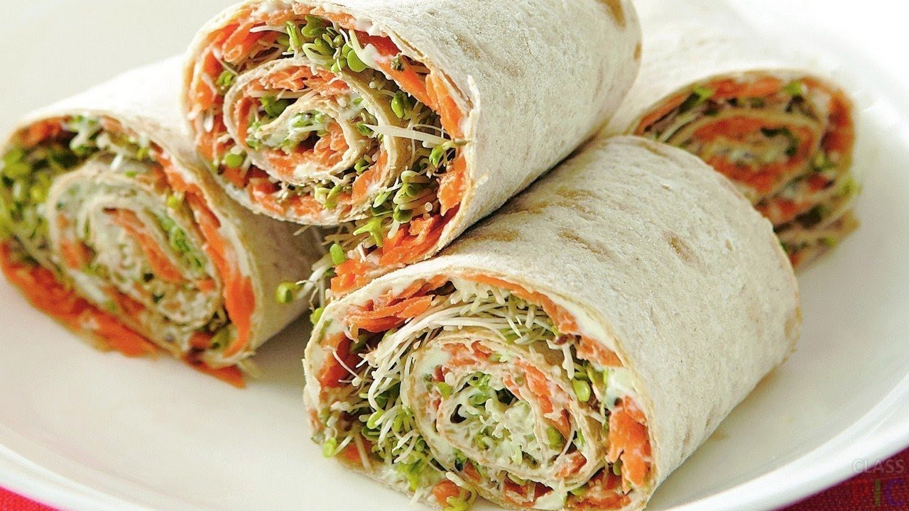5 простых и вкусных рецептов закусок из лаваша