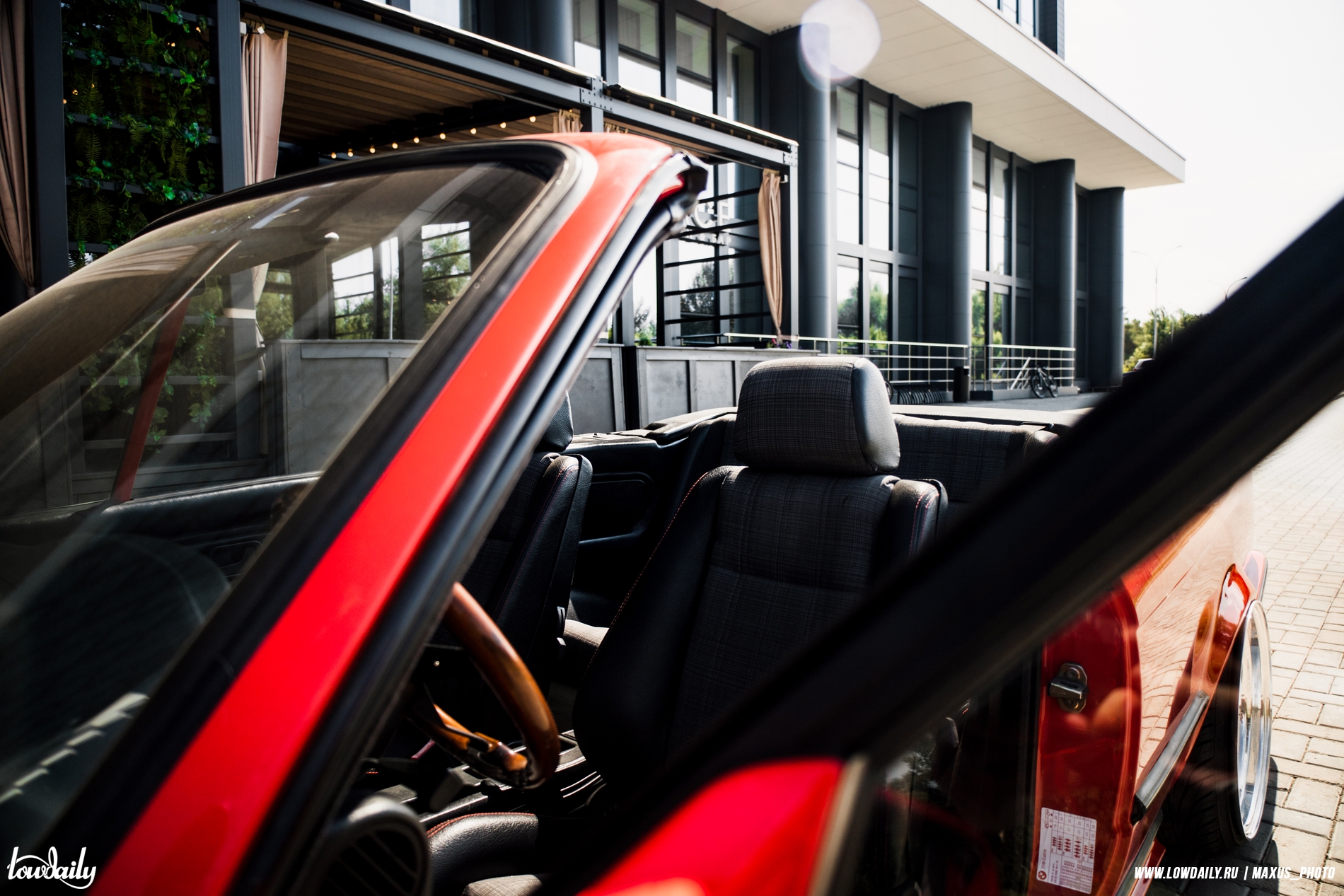 Интерьер BMW E30 cabrio