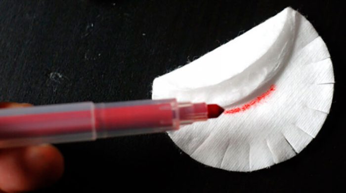 Поделки из ватных дисков к Новому году