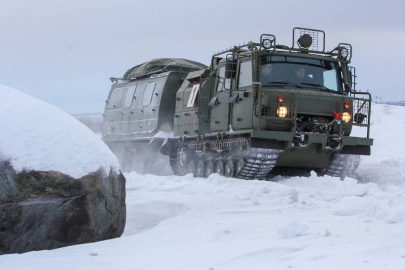 Двухзвенный снегоболотоход ГАЗ-3344-20 «Алеут»: повышенная проходимость для удаленных районов оружие