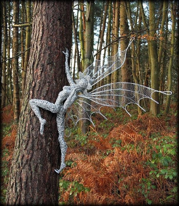 Вот бы таких феечек мне в сад! Обнажённые феи от Робин Вайт. поделки для сада,разное