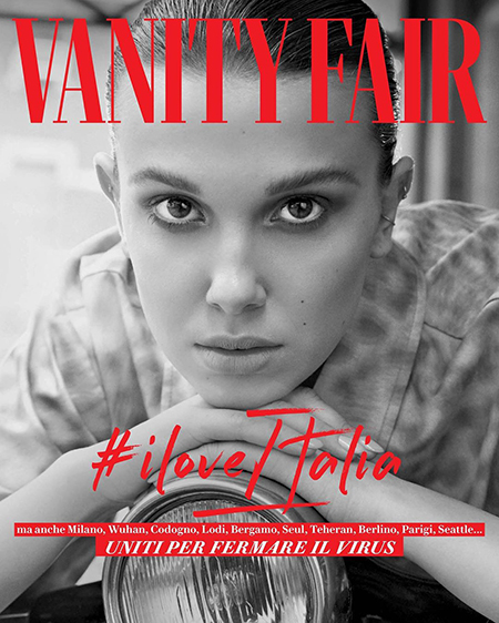 Ирина Шейк, Роберт Де Ниро и другие на обложках Vanity Fair в поддержку Италии, пострадавшей от коронавируса iloveitalia,Мода,Новости моды